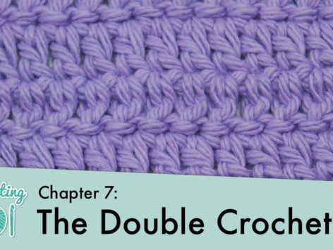 CROCHET FOR BEGINNERS LESSON 4 / HOW TO DOUBLE CROCHET 