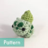 crocheted bulbasaur