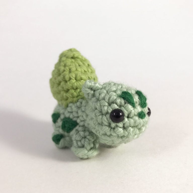 crocheted bulbasaur