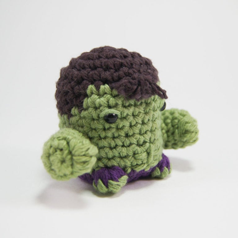 crocheted hulk