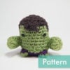 crocheted hulk