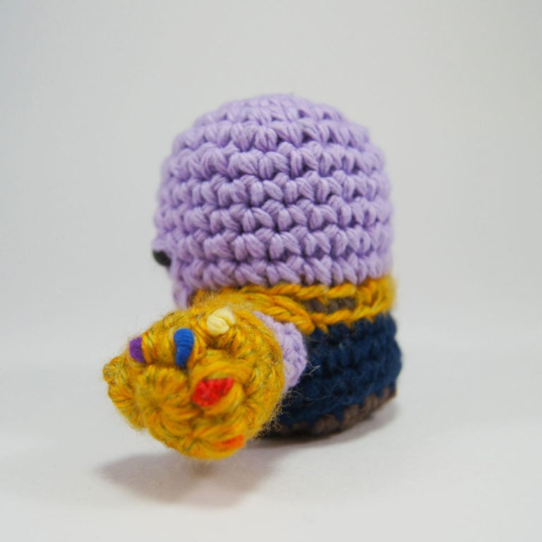 crocheted thanos