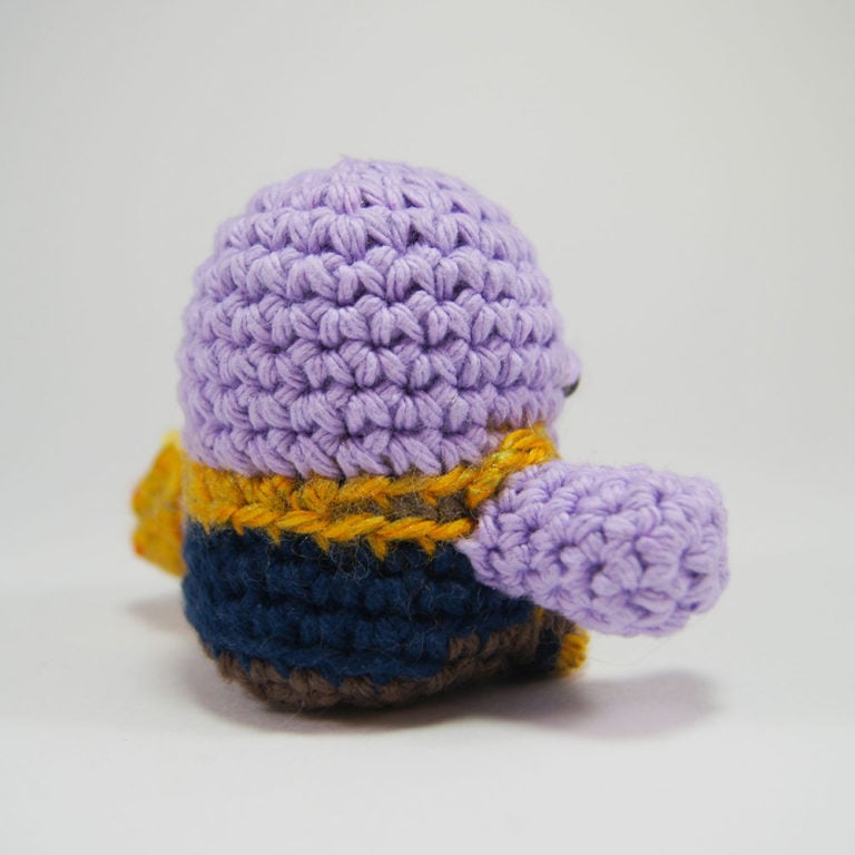 crocheted thanos
