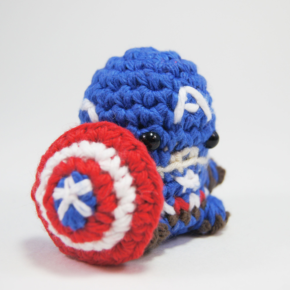 CROCHET PATTERN PDF: Captain America Amigurumi / Plushie