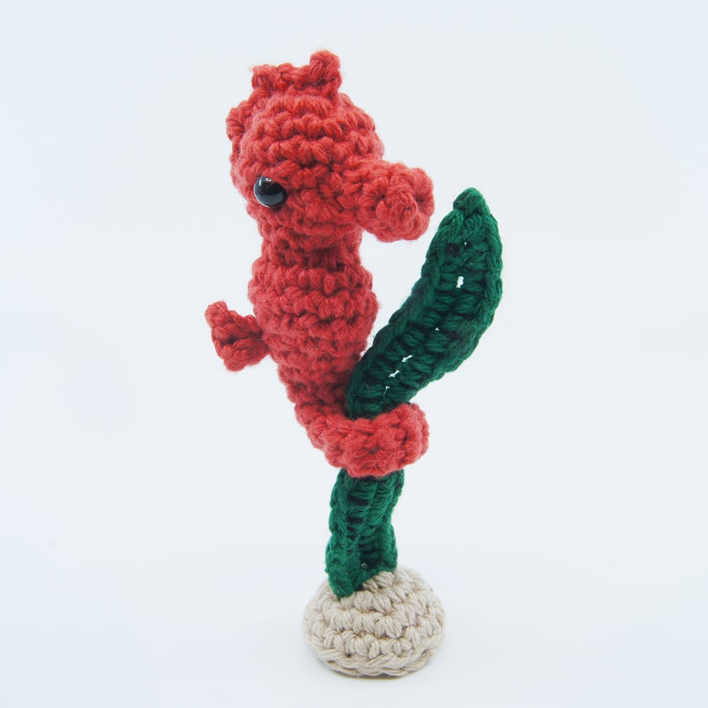 Crochet pattern seahorse sea animal - Amigurumi ocean pattern