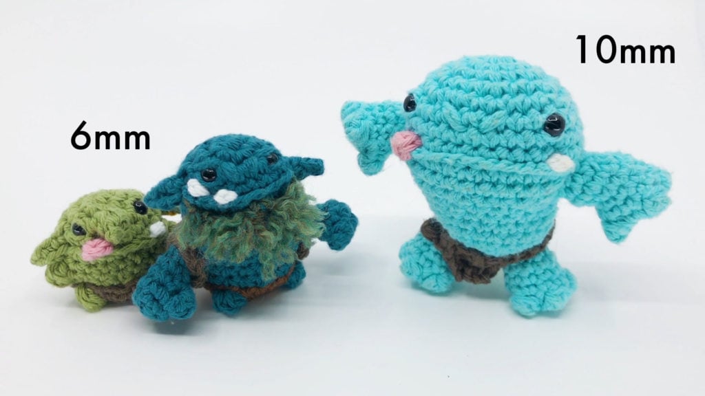 How to attach safety eyes and sew on pieces for amigurumi