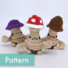 Fungaloids (aka Mushroom Men) Amigurumi Pattern