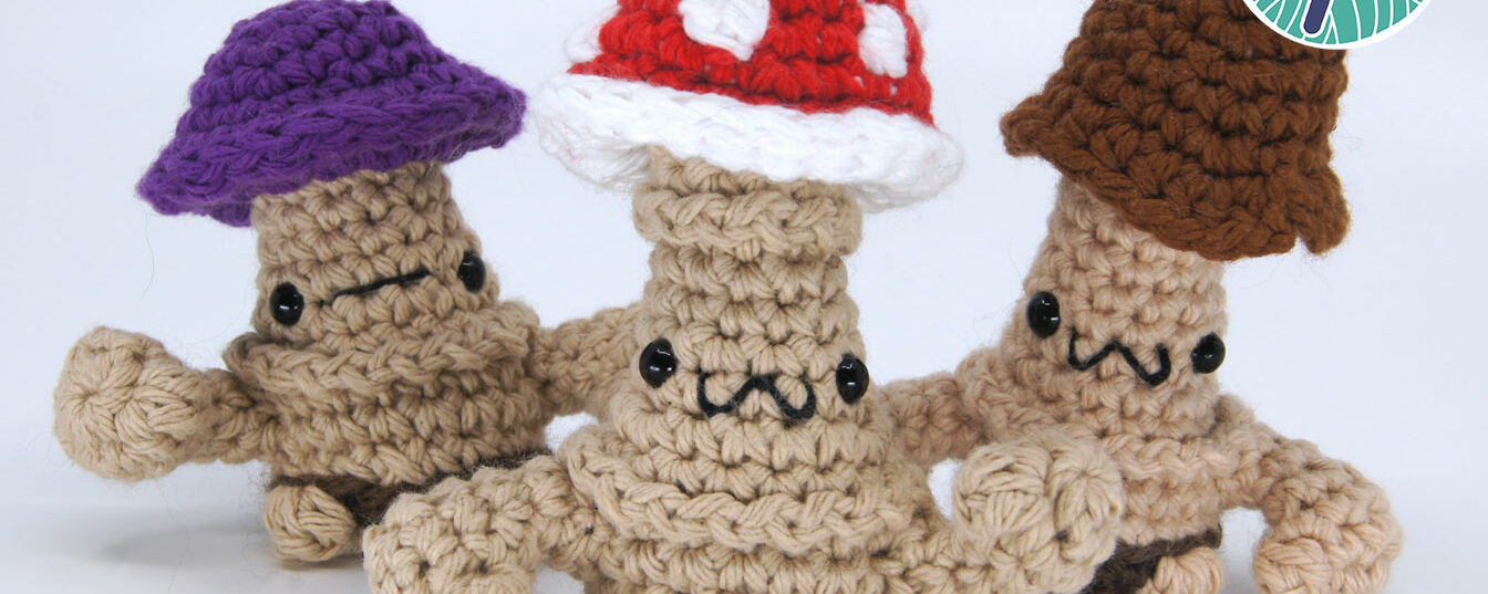 Fungaloid (Mushroom Men) Amigurumi