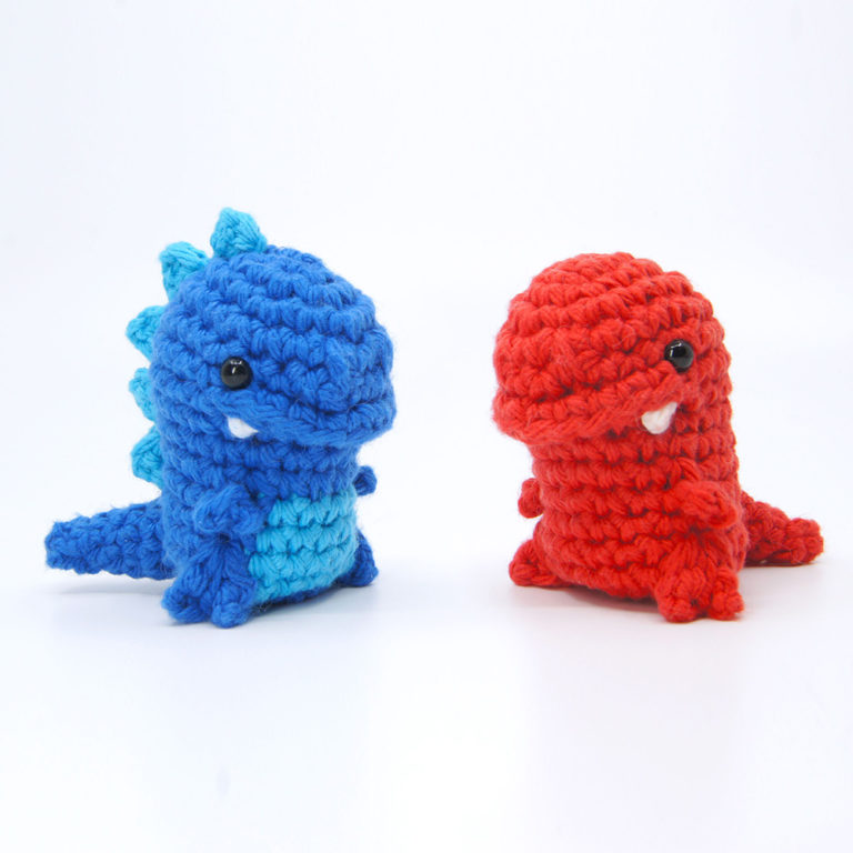 crocheted trex
