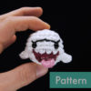 Boo from Super Mario Bros. Amigurumi Pattern