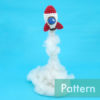 Rocket Space Ship Amigurumi Crochet Pattern