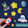 Space Amigurumi Crochet Pattern Bundle