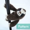 Simon the Sloth Amigurumi Crochet Pattern