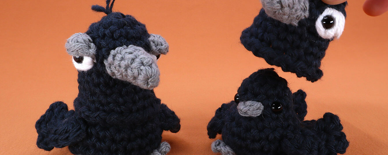Crow Birb Amigurumi Course