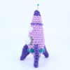 SS Lavender Rocket Ship Amigurumi Crochet Pattern - Image 7