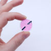 Club Crochet Logo Pin - Pink