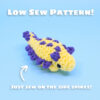 Crocheted Mini Ankylosaurus Dinosaur Amigurumi Pattern - Image 4