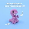 Crocheted Mini Raptor Dinosaur Amigurumi Pattern - Image 4