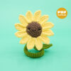 Sunflower Stand Amigurumi Pattern