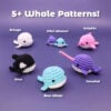 Mini Whale Amigurumi Pattern Bundle - Image 2