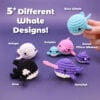 Mini Whale Amigurumi Pattern Bundle - Image 4