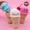 Ice Cream Buddies Amigurumi Crochet Pattern