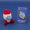 Yarn Planet Magnetic Pin – Space Crafts Seasonal Pin - Image 4