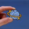 Yarn Planet Magnetic Pin – Space Crafts Seasonal Pin - Image 3