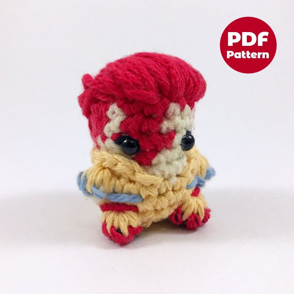 David Bowie / Ziggy Stardust Amigurumi Crochet Pattern