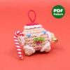 Dough Jingles - Gingerbread Christmas Ornament Amigurumi Crochet Pattern