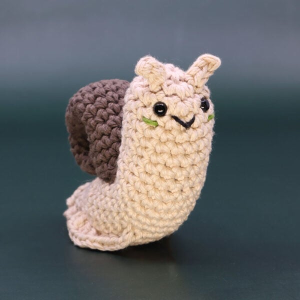 01_Crocheted-Snail