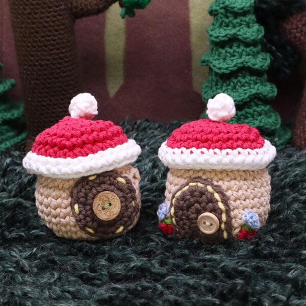 Mushroom Gnome Home Amigurumi Dice Bag and Pouch Pattern - Image 6