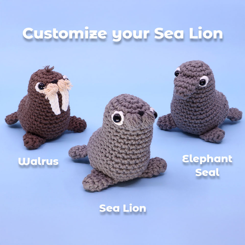 Cliff the Sea Lion and Friends Amigurumi Pattern - Image 3