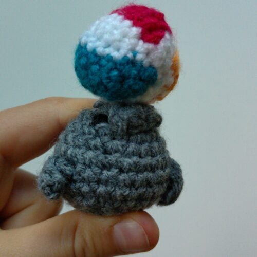 Seal playing with a beach ball