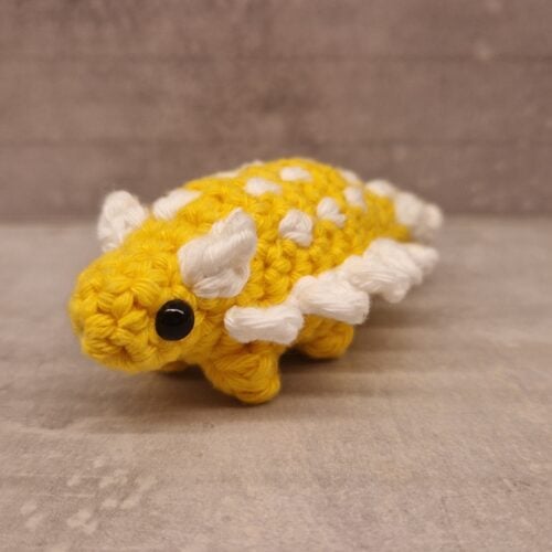 yellow ankylosaurus