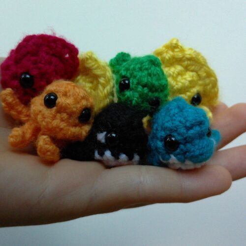 A family of sea creatures